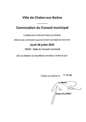 Calaméo Convocation Du Conseil Municipal