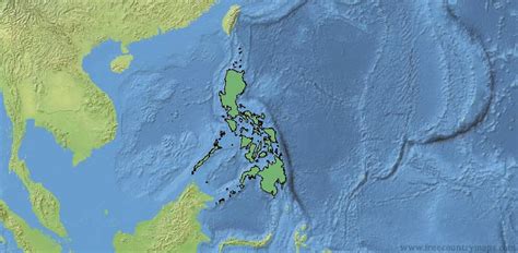 Blank Map Of Philippines Free  Png And Vector Blank Maps