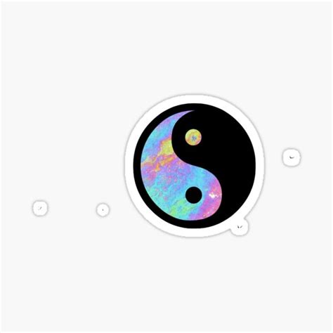 Ying Yang Stickers Redbubble