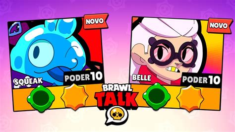 Revelei Tudo Sobre A Belle E O Squeak Os Novos Brawlers Do Brawl Stars