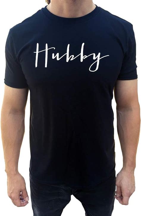 Hubby Shirt Wifey Just Married Honeymoon Matching Couples Set Tshirt Mens T Shirts