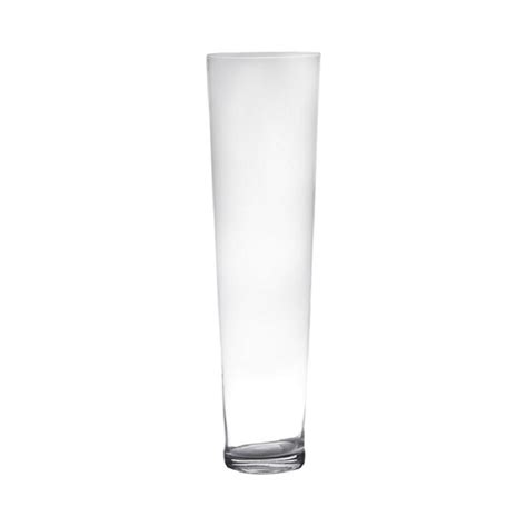 Hakbijl Glass Vaas Transparant Glas Conisch X Cm