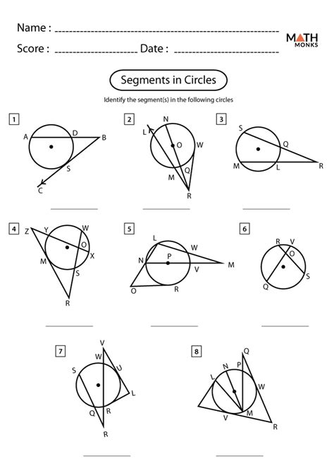 Segments In Circles Calculator