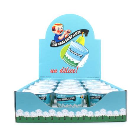 2739 Sirop De Lige Stroop Display 12 Potjes 80 Gram 960 Gram Voets