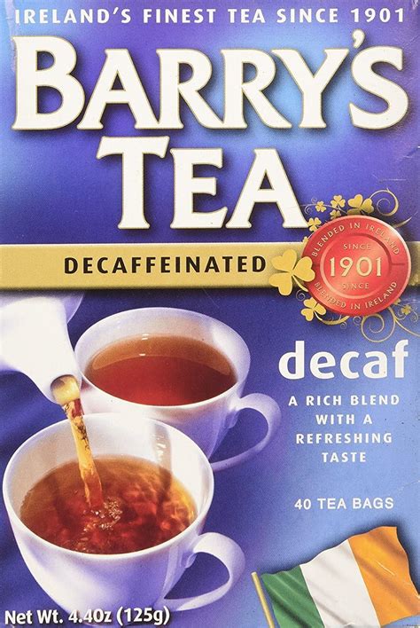 Amazon Barry S Tea Decaf Blend 40 Tea Bags 4 4 Oz 125 G