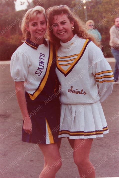 1980s College Cheerleader Pretty Woman Vintage 35mm Negative W4f17