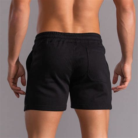 Mens Sweat Shorts Running Jogging Bottoms Gym Elasticated Waist Hot Pants Ebay