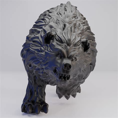 Hot Goblin 森の熊B ミニチュア ホットゴブリン 野生TRPGコマ