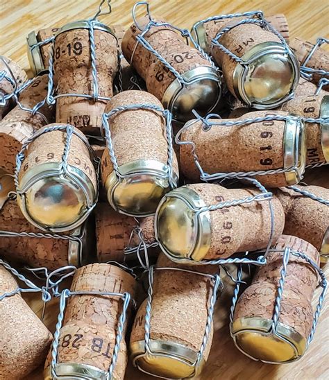 100 Champagne Sparkling Wine Corks With Muselets Etsy