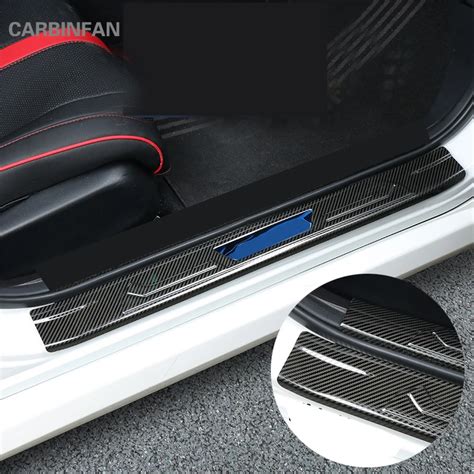 Pcs Car Accessories For Honda Civic Scuff Plate Door Sill