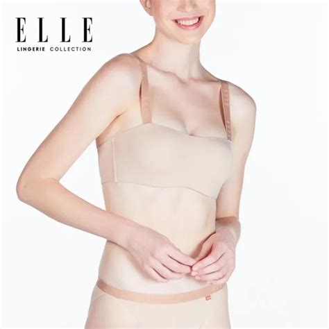 ELLE lingerie ยกทรงรปแบบ MOULDED มโครงเสรมฟองนำ สเบสค LB Shopee Thailand