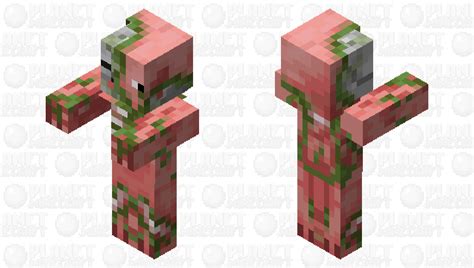 Naked Zombie Pigman Minecraft Mob Skin