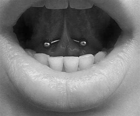 Tongue Web Piercing Infection