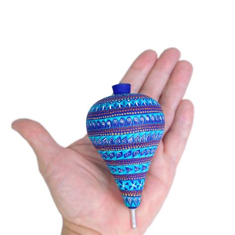 David Hernandez Beautiful Spin Tops Woodcarving Sandia Folk
