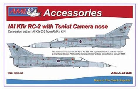 AML Models AMLA48046 IAI Kfir RC2 With Tsniut Camera Nose AMK K