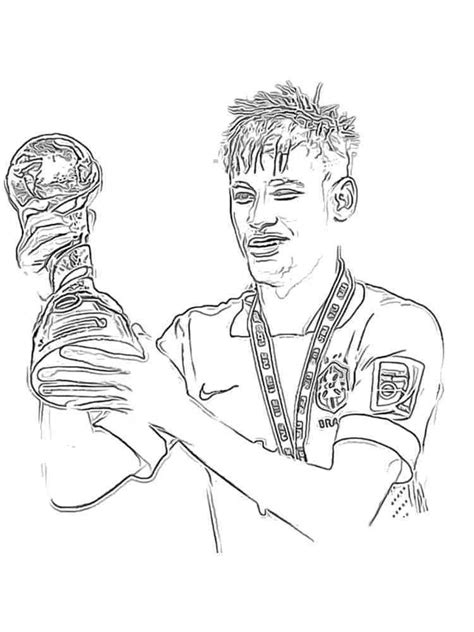 Neymar Para Colorir Coloring City Porn Sex Picture