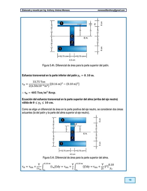 Esfuerzo Cortante Transversal En Vigas Ejercicios Resueltos Pdf