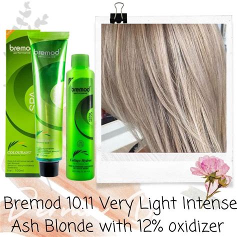 MAX BLISS BREMOD 10 11 Very Light Intense Ash Blonde With FREE 12