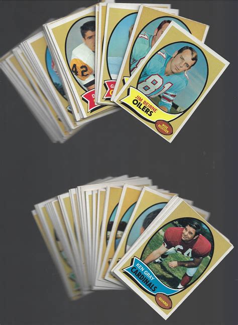 Lot Detail - 1970 Topps Football Cards Lot of (81)