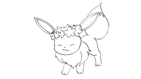 Dibujos De Evoluciones Eevee Para Colorear Vsun