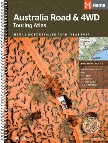 Australia Road And 4wd Touring Atlas Hema Spiral Maps Books And Travel