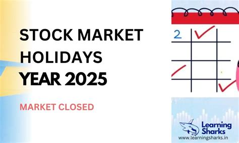 Stock Market Holidays 2025 NSE BSE List Learning Sharks Share Market