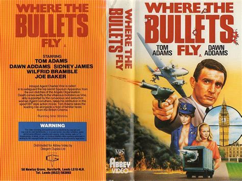 Sixties Where The Bullets Fly Starring Tom Adams Dawn Addams