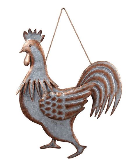 Look At This Rooster Hanging Wall Art On Zulily Today Metal Rooster