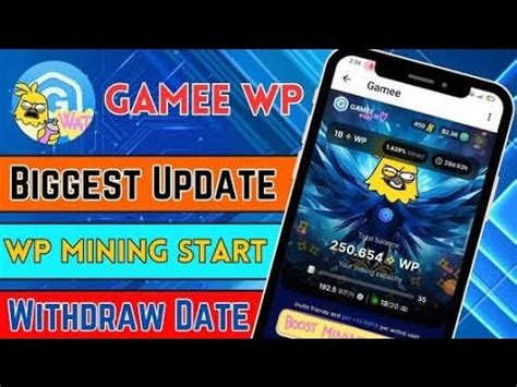 Gamee Airdrop WP Mining Gamee Biggest Update WP Mining Start