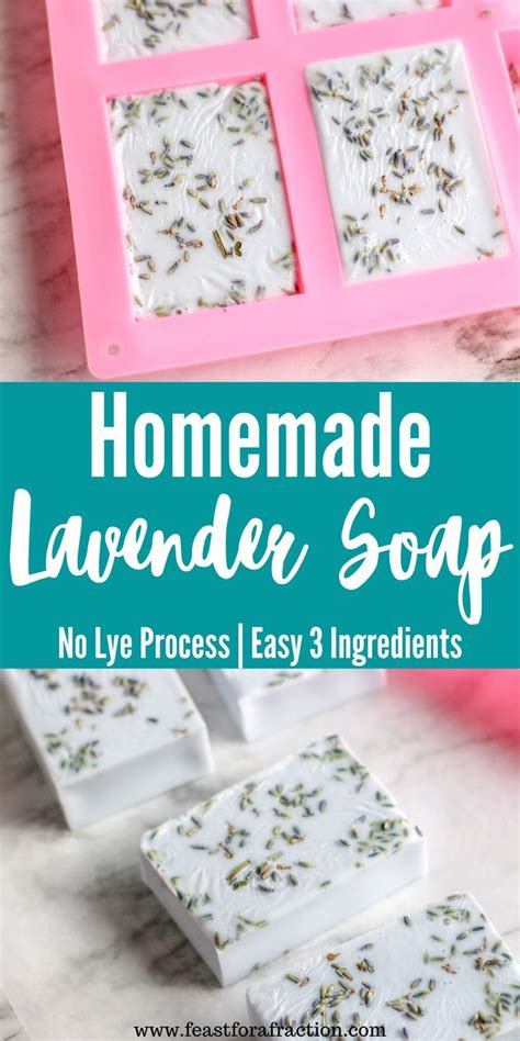 Homemade Lavender Soap Recipe Lavender Soap Soap Melt And Pour Soap