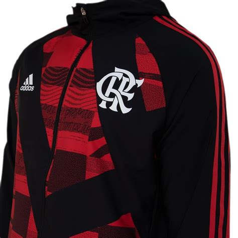 Jaqueta Adidas Corta Vento Cr Flamengo Masculina Hs Ativa Esportes