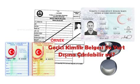 Geçici Kimlik Belgesi İle Yurt Dışına Çıkılabilir mi YÖK SINAV SİSTEMİ