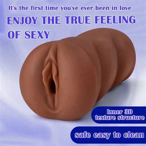 1pc Sex Doll Male Masturbator Lifelike Pocket Pussy Male Masturbator Sex Toys For Men With 3D