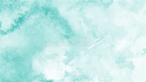 Mint Abstract Watercolor Texture Background Green Watercolour Brush