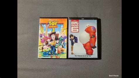 Toy Story Dvd And Big Hero Dvd Youtube