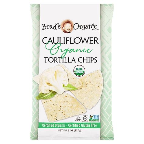 Brads Organic Cauliflower Tortilla Chips 8 Oz Fairway