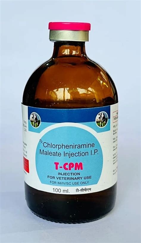 Liquid T Cpm 100ml Chlorpheniramine Maleate Injection At Rs 16 Piece In Karnal