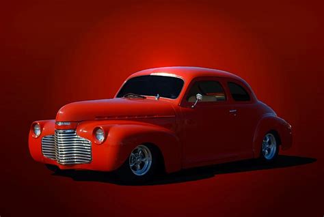 1940 Chevrolet Custom Coupe Hot Rod Photograph By Tim Mccullough