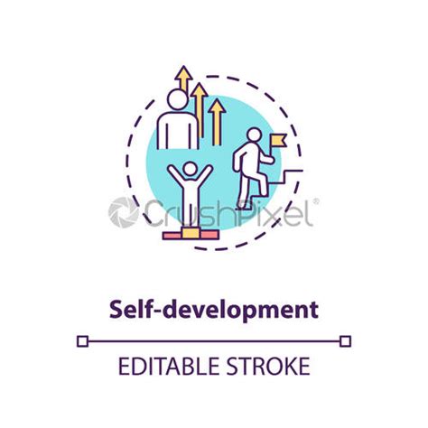 Self Efficacy Concept Icon Mental Health Idea Thin Line Illustration