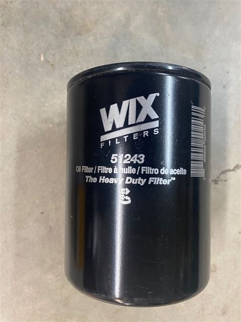 WIX 51243 - Fuel filter cross reference