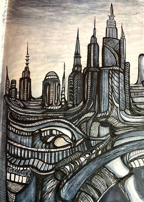 Future Cityscape 2 by glenr1031 on DeviantArt