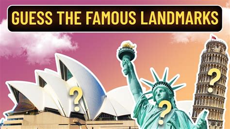 Guess The Famous Landmarks 2022 QUIZ YouTube