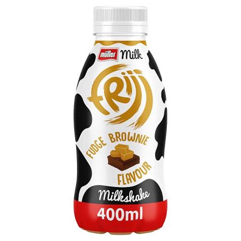 Frijj Fudge Brownie Flavour Milkshake 400ml E Natural Limited Food