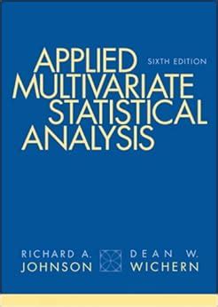 Amazon Applied Multivariate Statistical Analysis 6th Edition