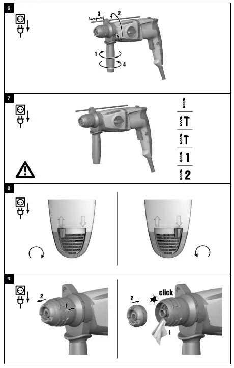 Hilti Te Corded Sds Plus Rotary Hammer Instruction Manual