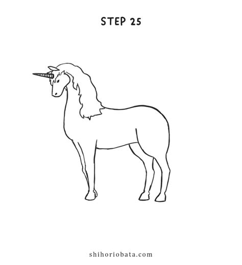 How To Draw A Realistic Unicorn Step By Step