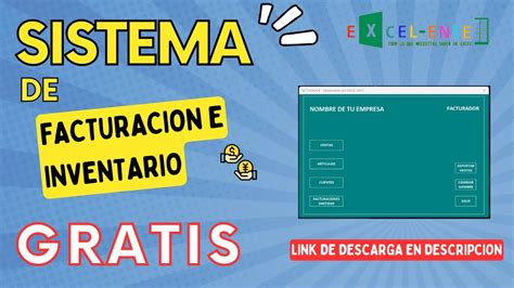 Sistema De Facturacion E Iniventario Gratis Descarga Gratis ️ Youtube