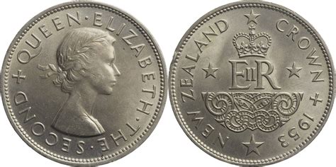 New Zealand Half Crown Elisabeth Ii Auf Ihre