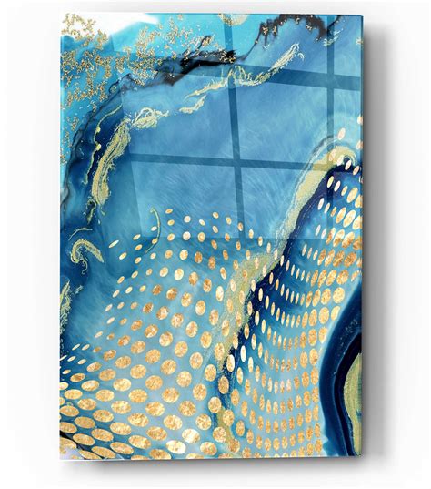 Mercer41 Epic Art Waves And Dots 1 By Karen Smith Acryli Waves And Dots 1 By Unframed