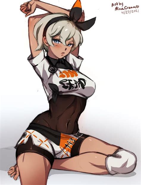 Bea By Minacream Gym Leader Bea Sexy Pokemon Pokemon Waifu Pokemon